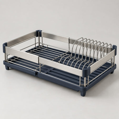 Expandable Dish Drying Rack: product view (concept preview; supplier design unconfirmed)