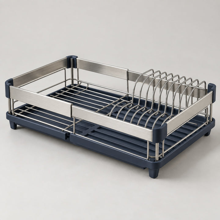 Expandable Dish Drying Rack: product view (concept preview; supplier design unconfirmed)