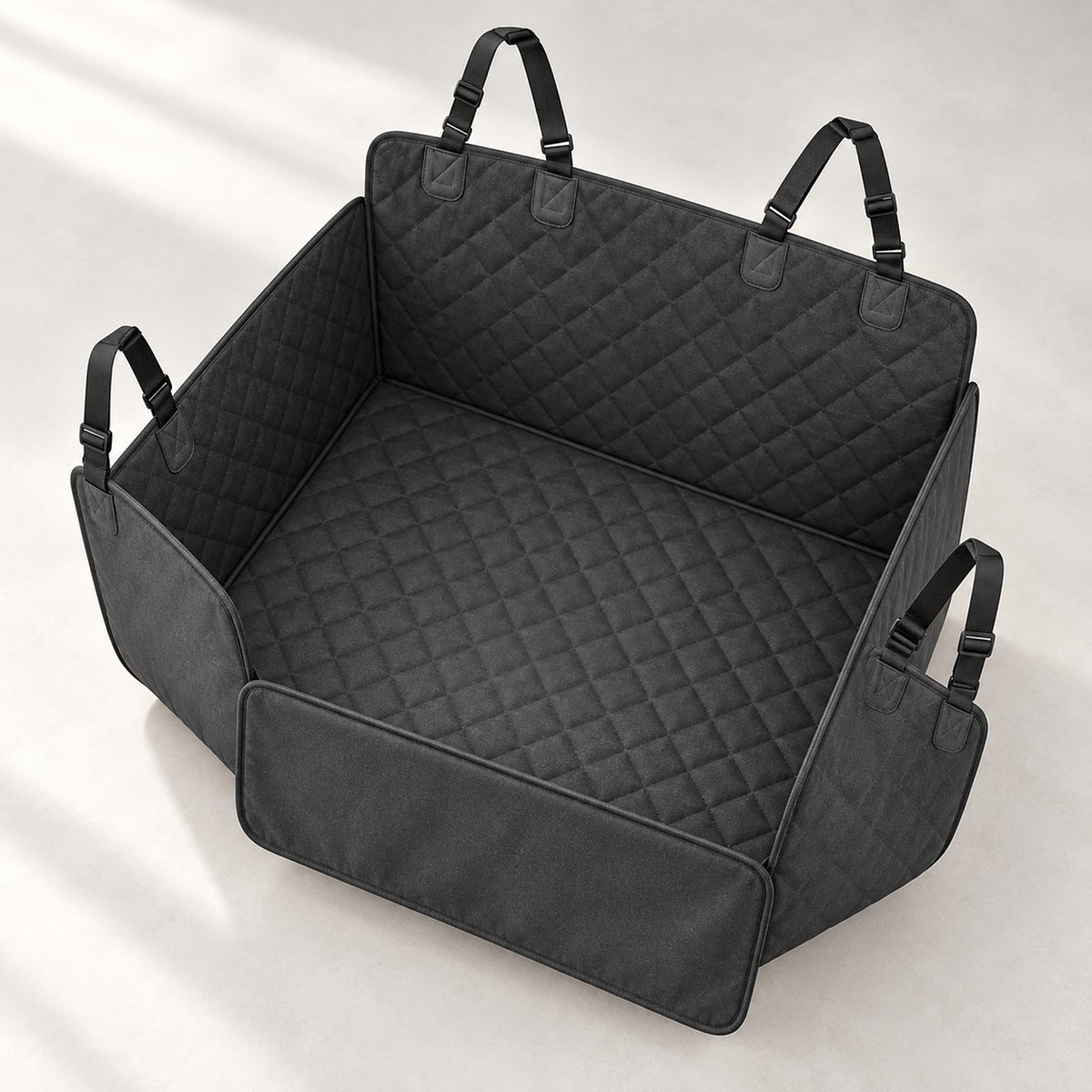Hard-Bottom Dog Car Seat Cover: placement and selection context (concept preview; supplier design unconfirmed)