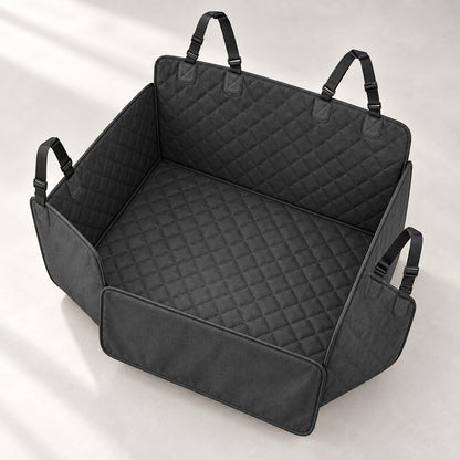 Hard-Bottom Dog Car Seat Cover: placement and selection context (concept preview; supplier design unconfirmed)