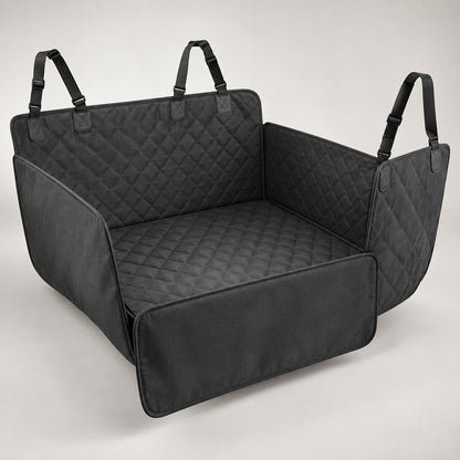 Hard-Bottom Dog Car Seat Cover: product view (concept preview; supplier design unconfirmed)