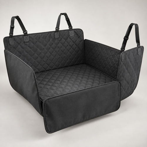 Hard-Bottom Dog Car Seat Cover: product view (concept preview; supplier design unconfirmed)