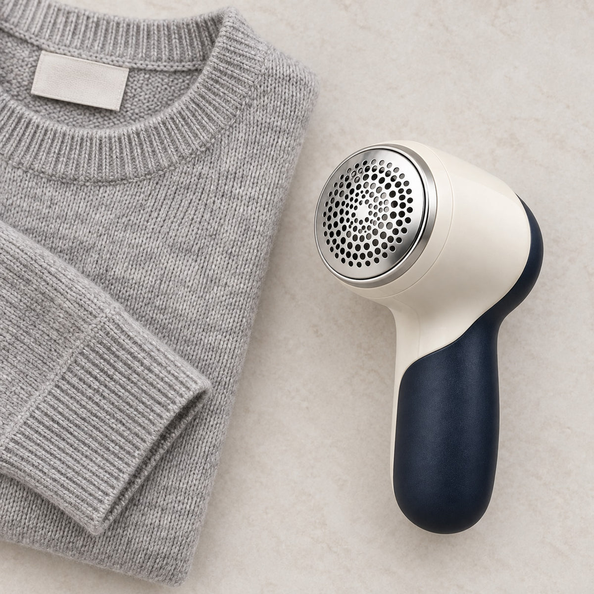 Rechargeable Fabric Shaver: placement and selection context (concept preview; supplier design unconfirmed)