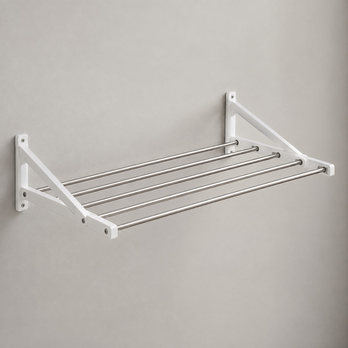 Wall-Mounted Folding Drying Rack: product view (concept preview; supplier design unconfirmed)