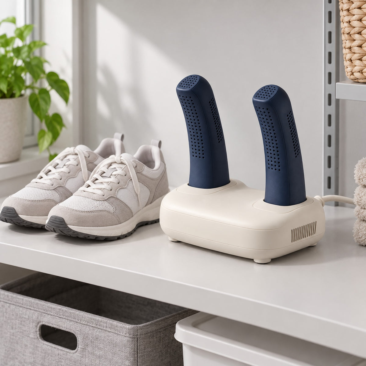 Electric Shoe & Boot Dryer: placement and selection context (concept preview; supplier design unconfirmed)
