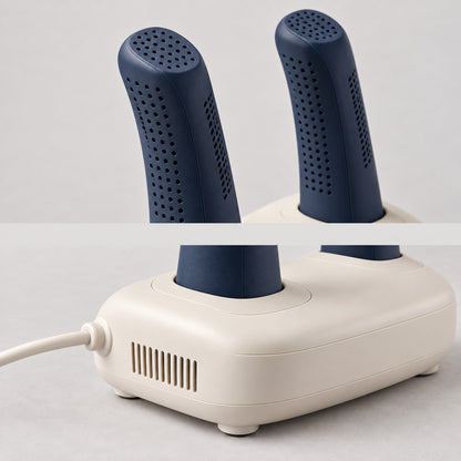 Electric Shoe & Boot Dryer: structure close-ups (concept preview; supplier design unconfirmed)